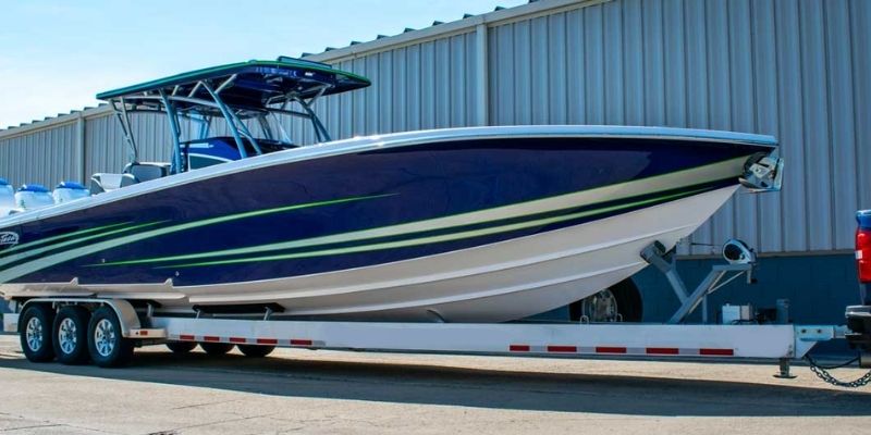boat trailer width