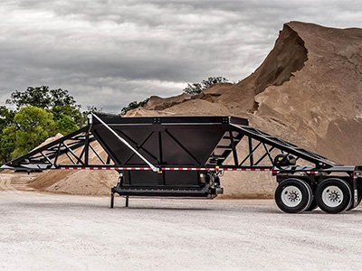 bottom dump trailer
