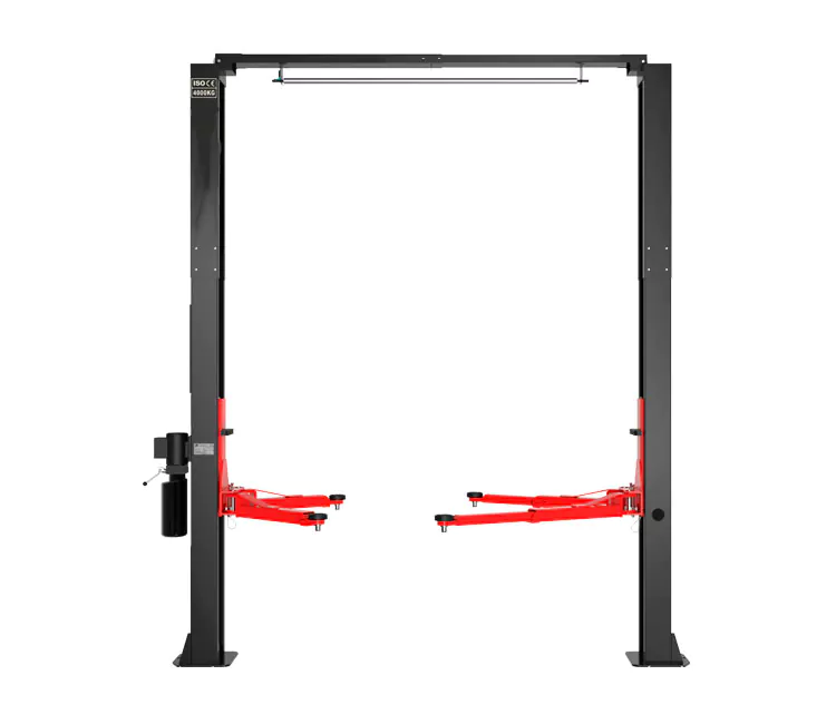 clear floor two post car lift