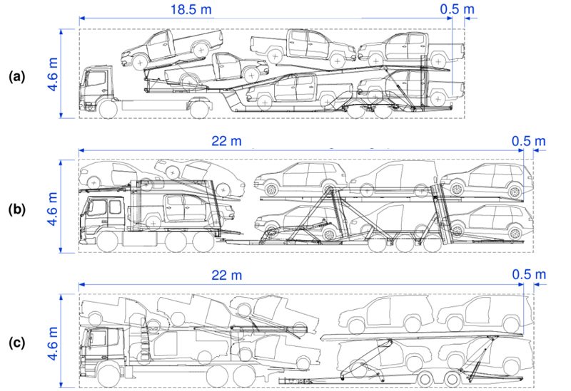 design the car carrier trailer