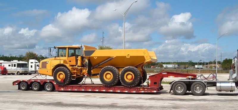 lowboy trailer 1