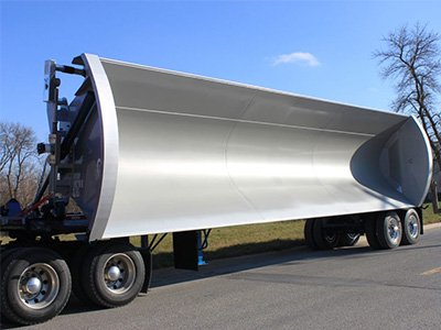 side dump trailer